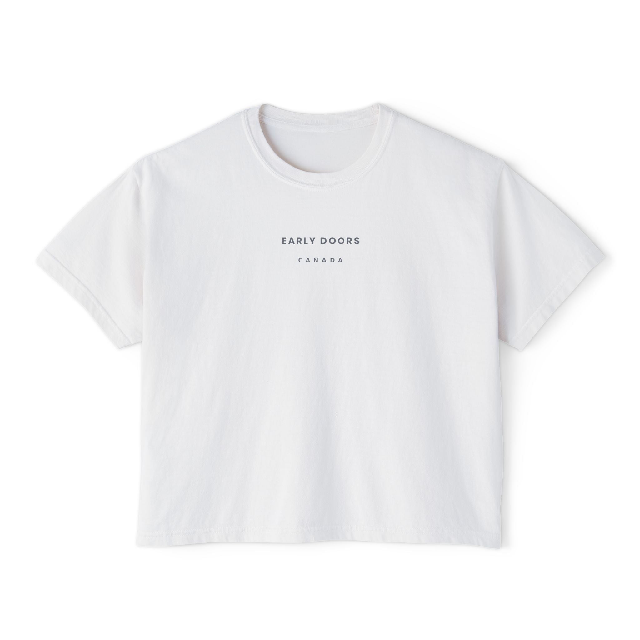 Early Doors Boxy Tee – EST. 2026