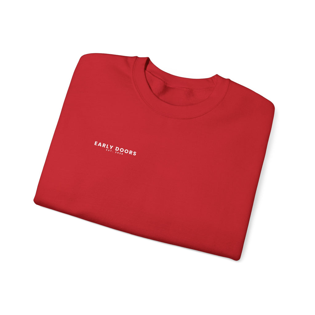 Early Doors Crewneck Sweatshirt – EST. 2026