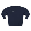 Early Doors heavyweight crew neck sweatshirt in navy