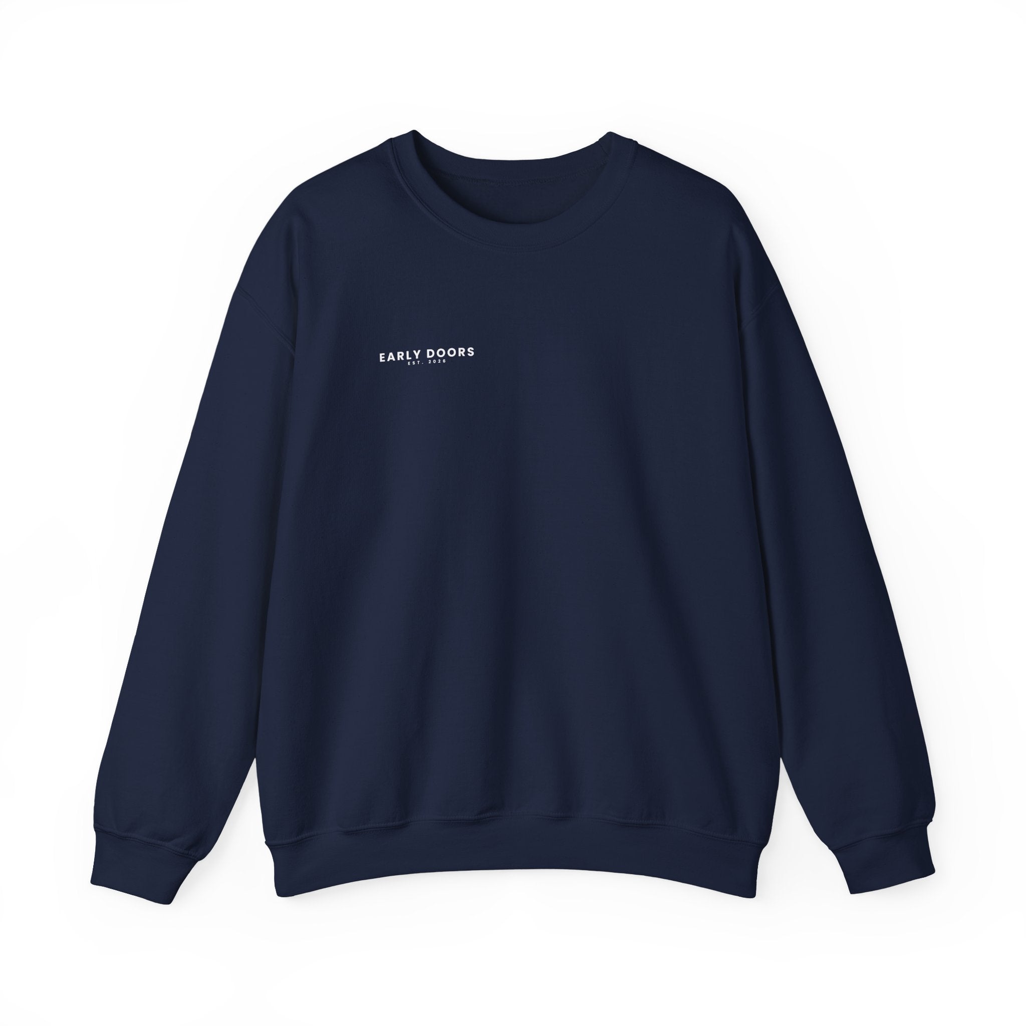 Early Doors Crewneck Sweatshirt – EST. 2026