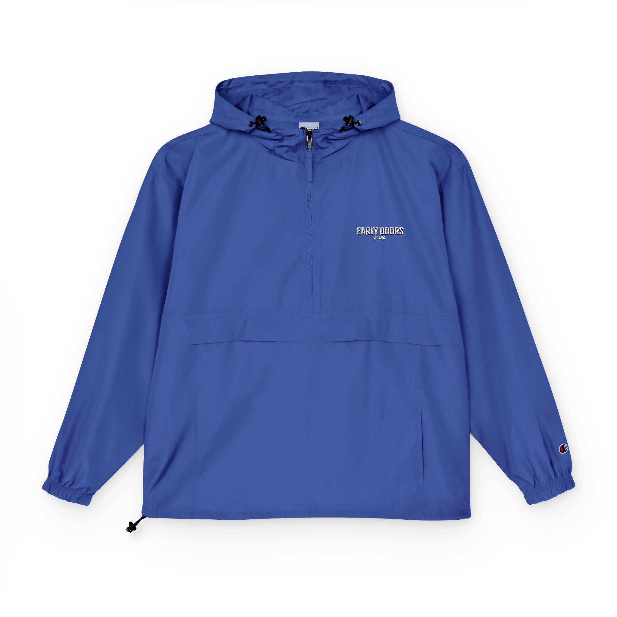 Early Doors packable anorak jacket, EST. 2026 — football streetwear outerwear
