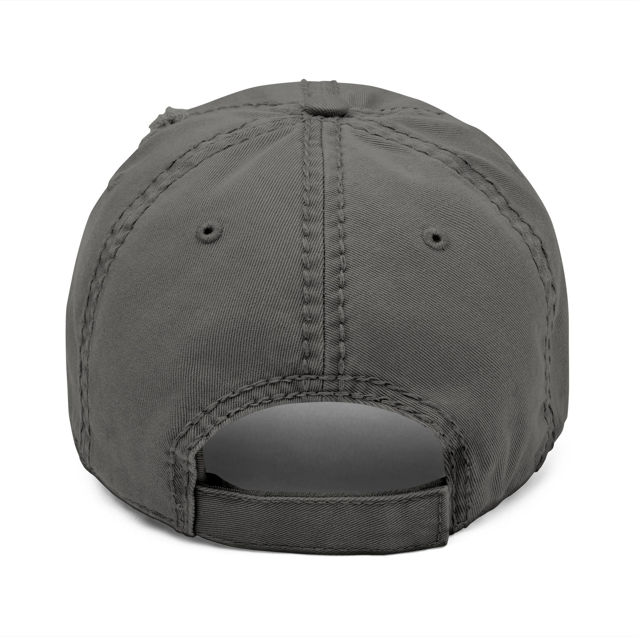 Early Doors Distressed Cap (Charcoal) – EST. 2026