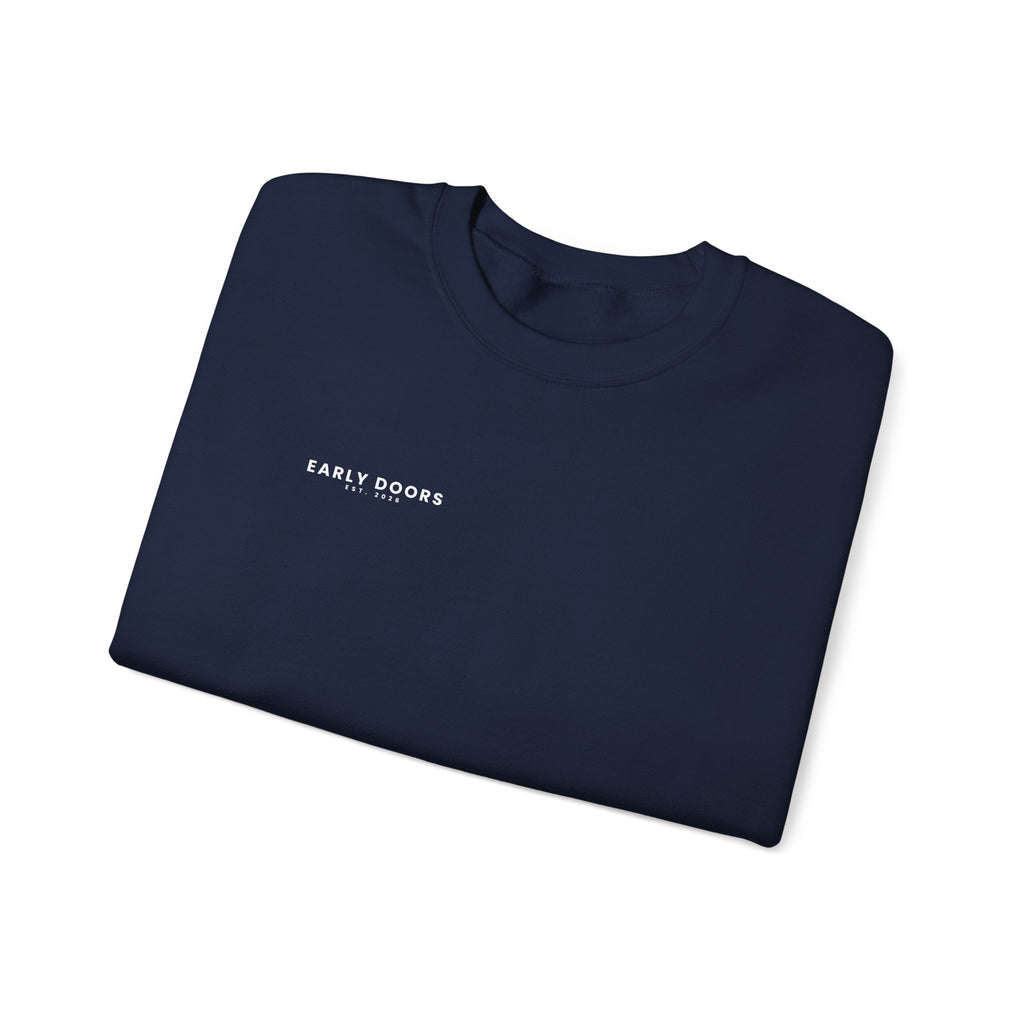Early Doors Crewneck Sweatshirt – EST. 2026