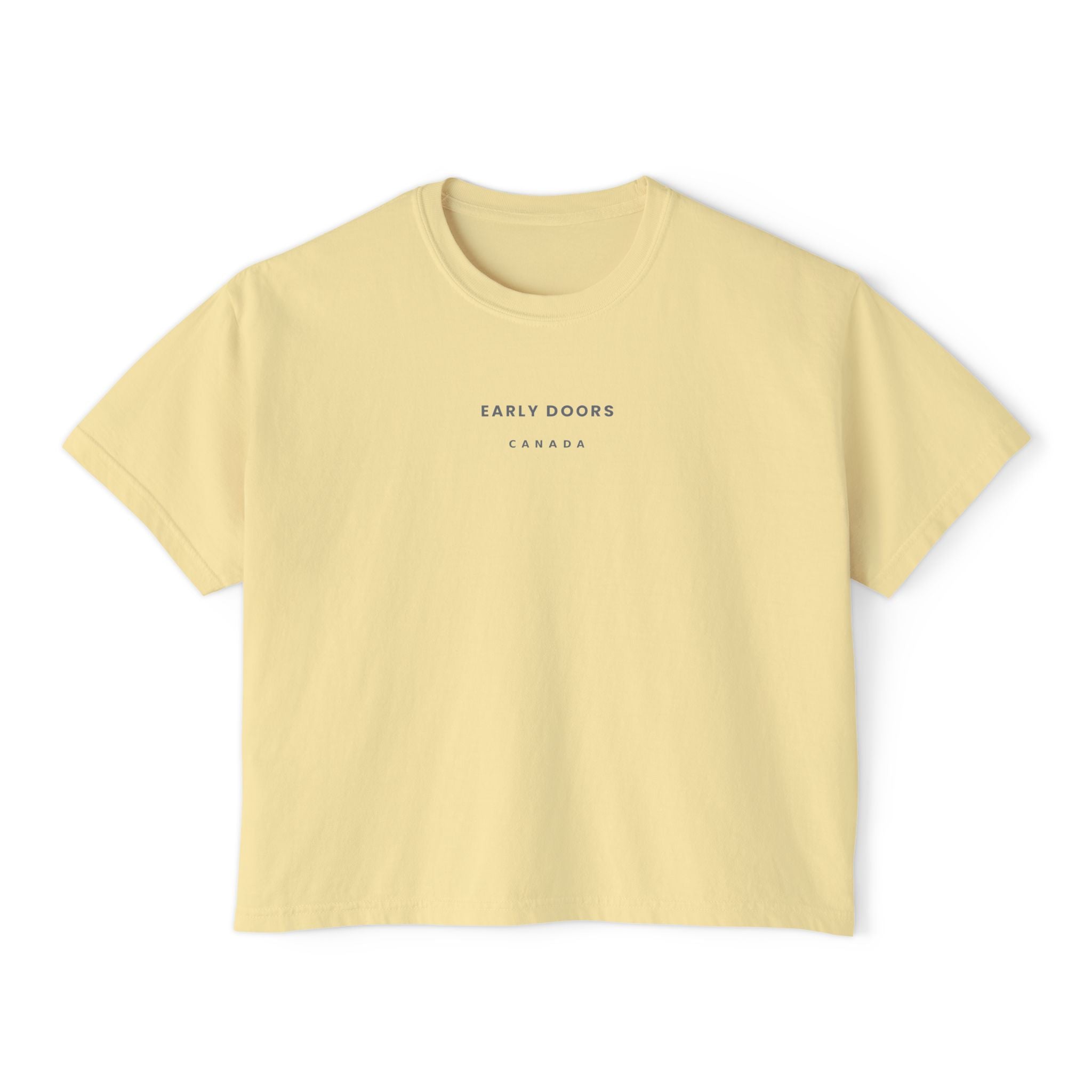 Early Doors Boxy Tee – EST. 2026