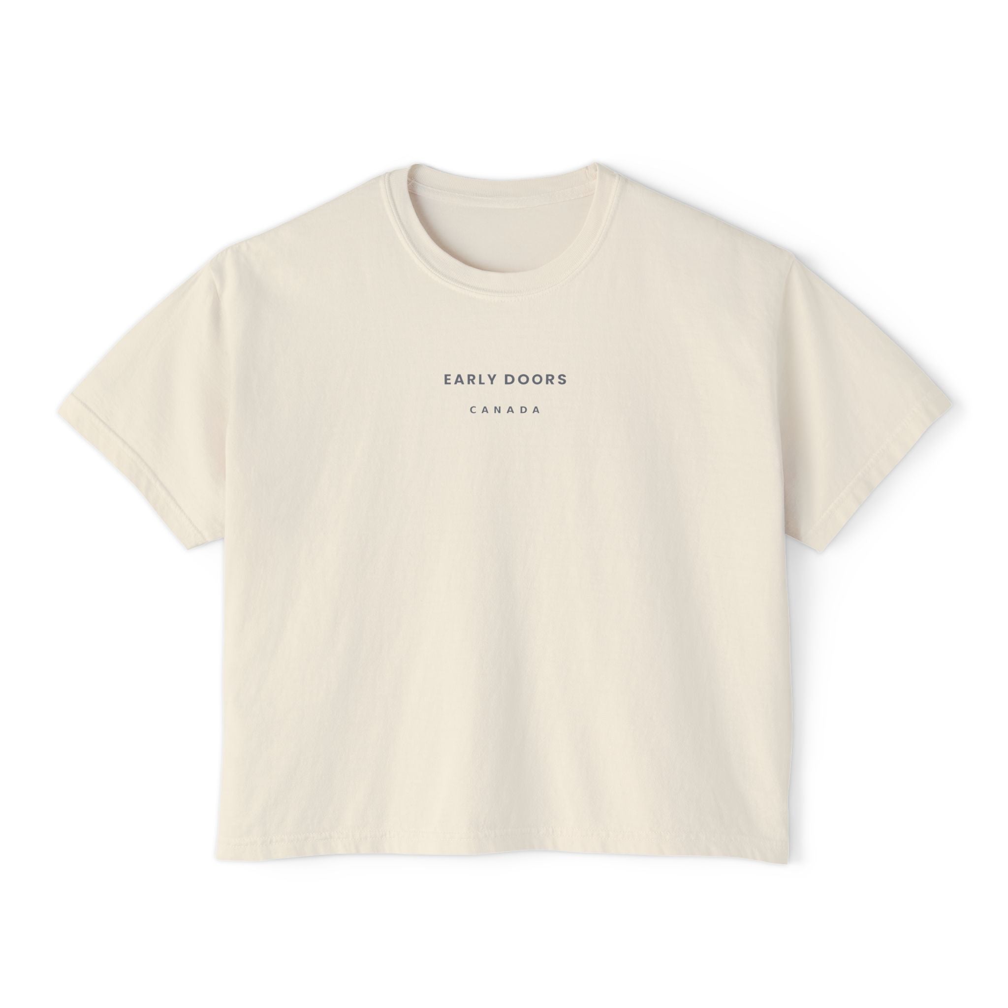 Early Doors Boxy Tee – EST. 2026