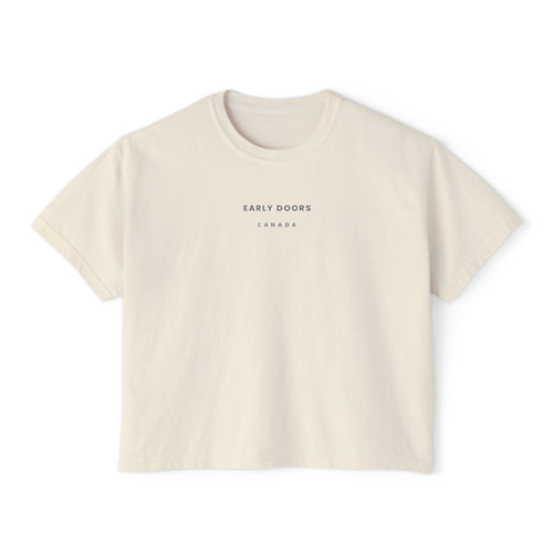 Early Doors Boxy Tee – EST. 2026