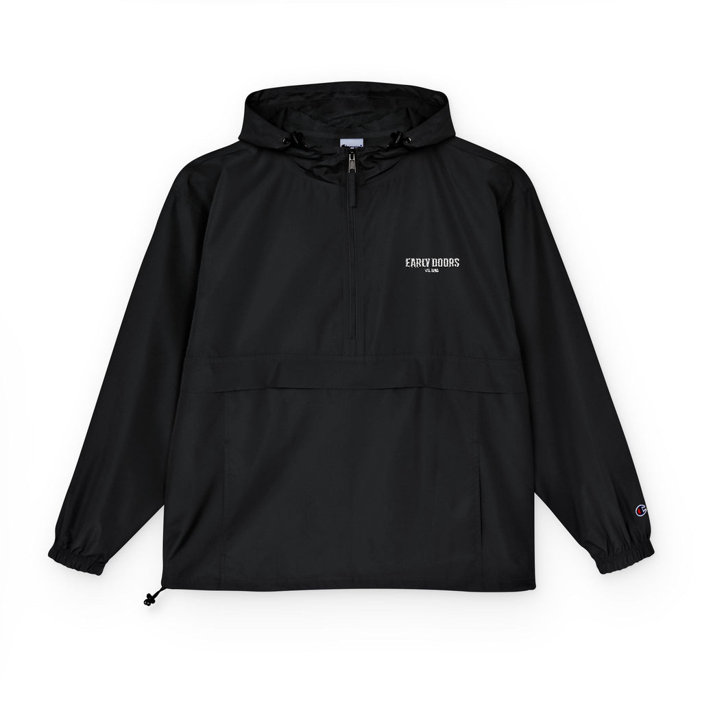 Early Doors packable anorak jacket, EST. 2026 — football streetwear outerwear
